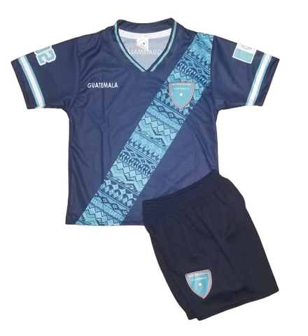 Kids Guatemala Blue Premium Soccer Uniform 2023