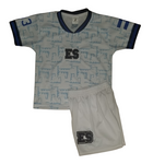 Kids El Salvador White Premium Soccer Uniform 2023