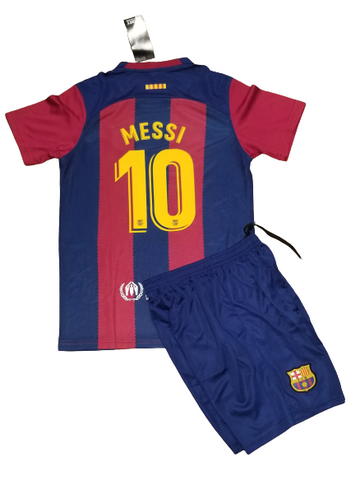 Kids Barcelona Messssssi Premium Soccer Uniform 2023