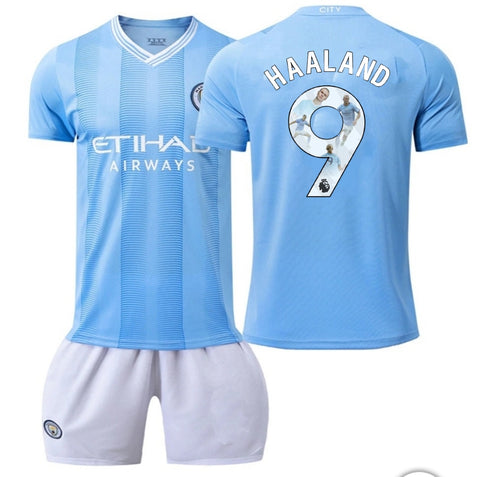 Kids Limited Edition Haaland Premium Soccer Uniform 2023