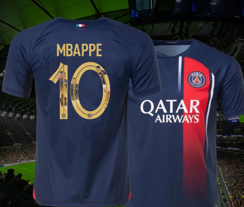 Limited Edition Paris Mbappe Premium Soccer Jersey 2023