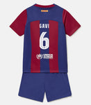 New Barcelona Gavi Home Premium Soccer Uniform 2023