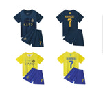 New Al Nassr Home Away Ronaldo Premium Soccer Uniform 2024