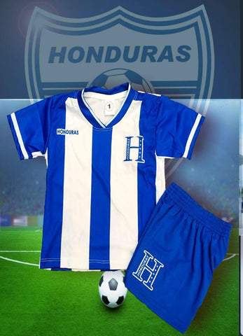 New Honduras Blue Home Premium Soccer Uniform 2023