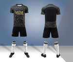New PSG Paris Black Premium Soccer Uniform 2023