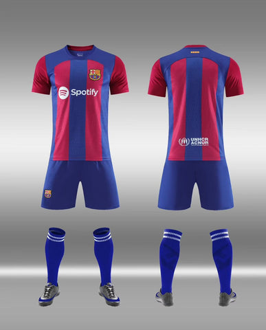 New Barcelona Premium Soccer Uniform 2023