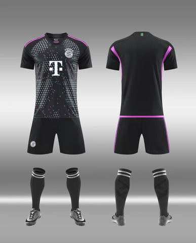 New Bayern Black Premium Soccer Uniform 2023