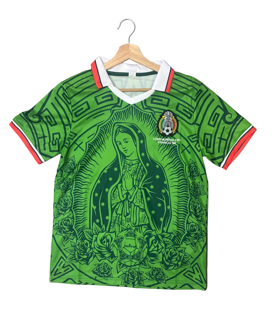 Mexico Virgen de Guadalupe Green Adult Jersey