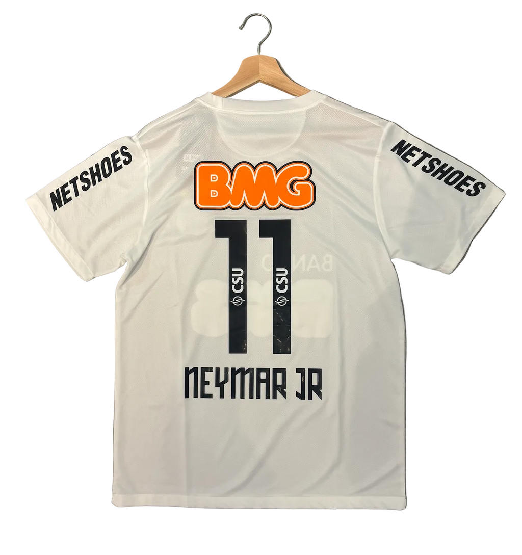 Retro Neymar Jr. Santos de Brazil Home Adult Jersey