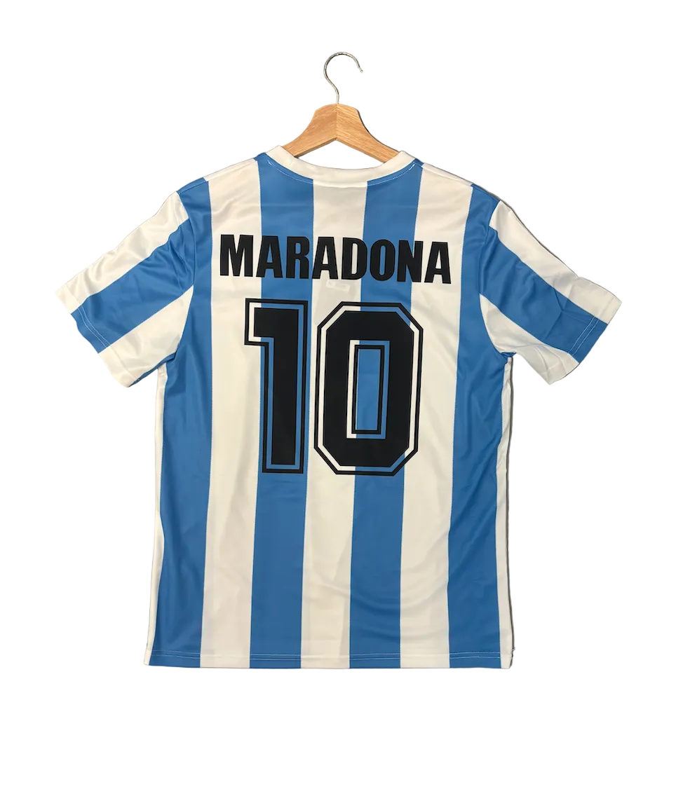 Retro Maradona Argentina Home Adult Jersey