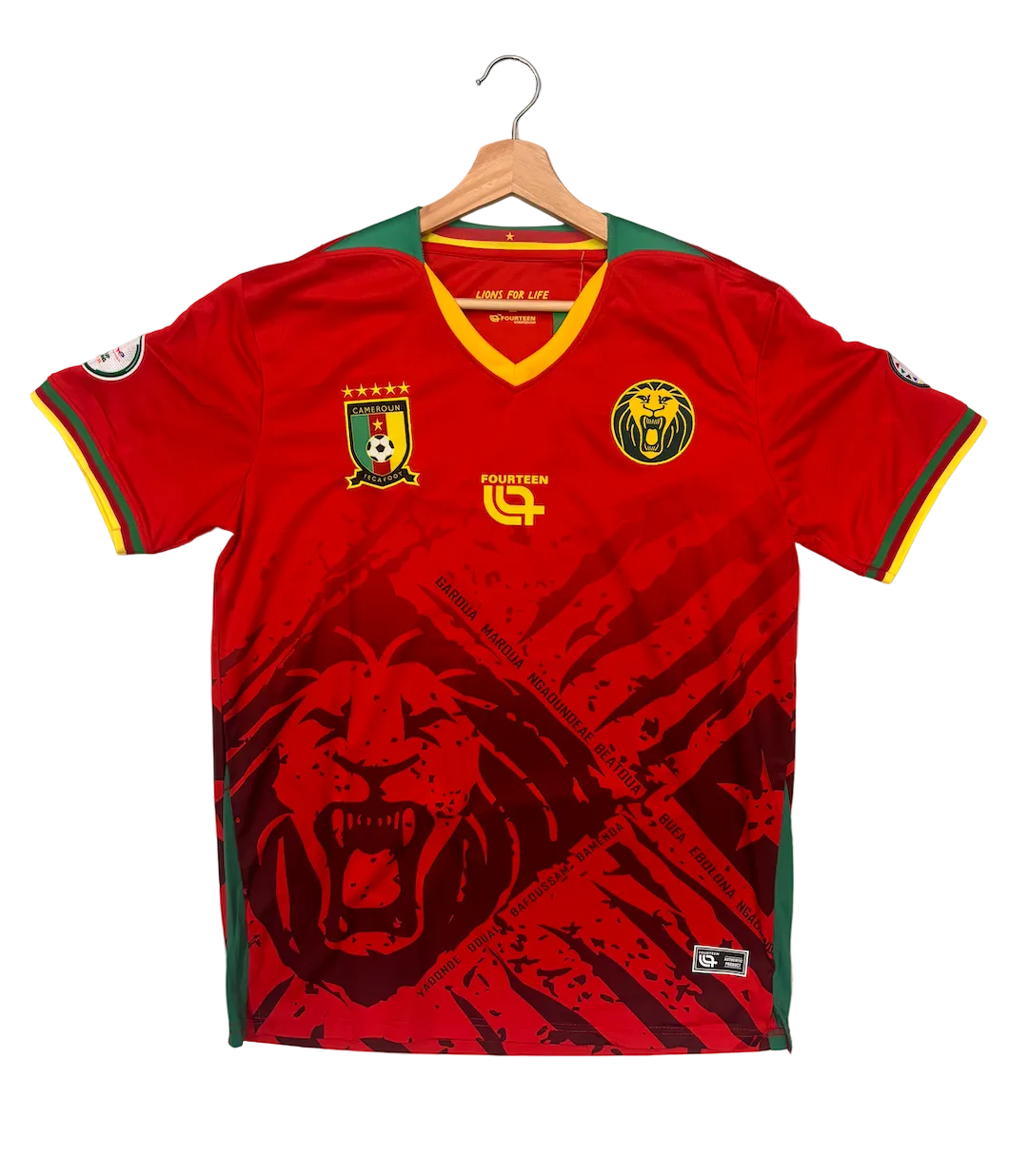 Cameroun Red Adult Jersey