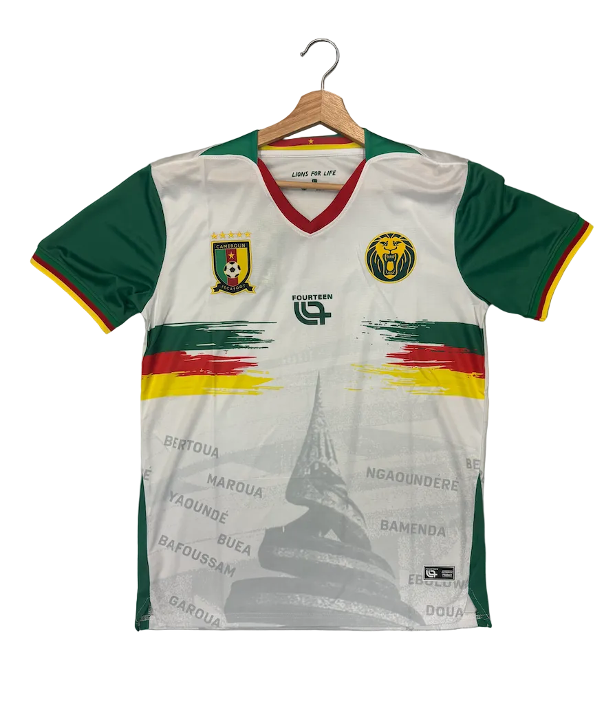 Cameroun White Adult Jersey