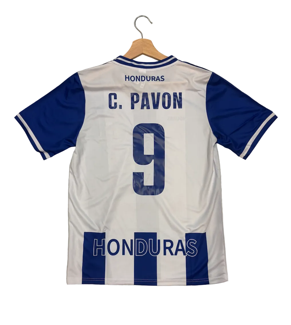 Carlos Pavon Honduras Blue Stripes Adult Jersey