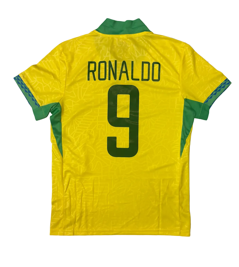 Ronaldo Nazario Brazil Home Adult Jersey