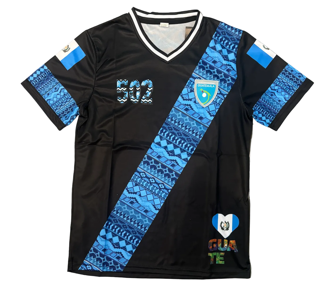 Guatemala 502 Black Adult Jersey