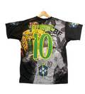 Neymar Jr. Brazil Black Graphic Adult Jersey