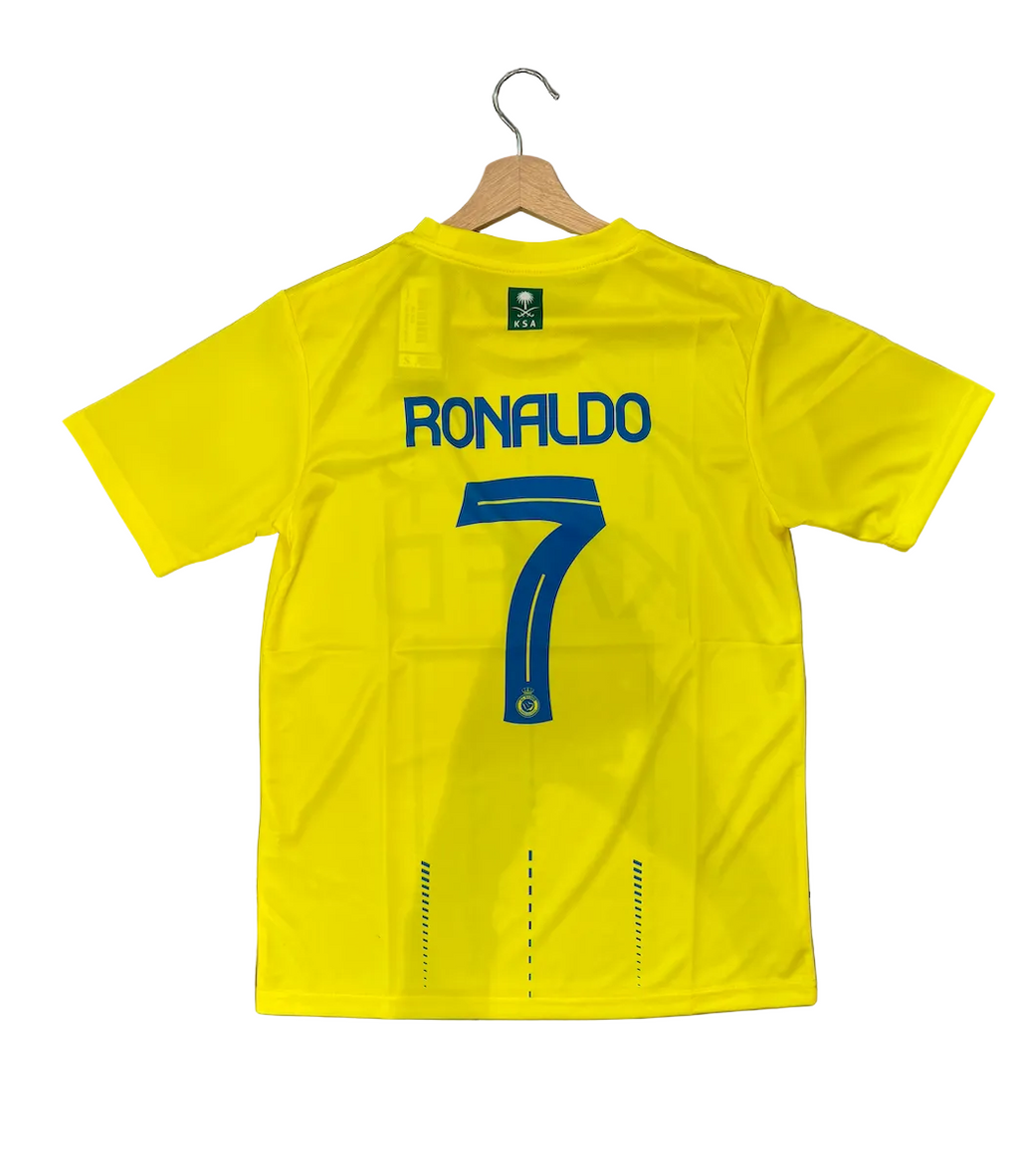 Cristiano Ronaldo Alnassr Yellow Adult Jersey