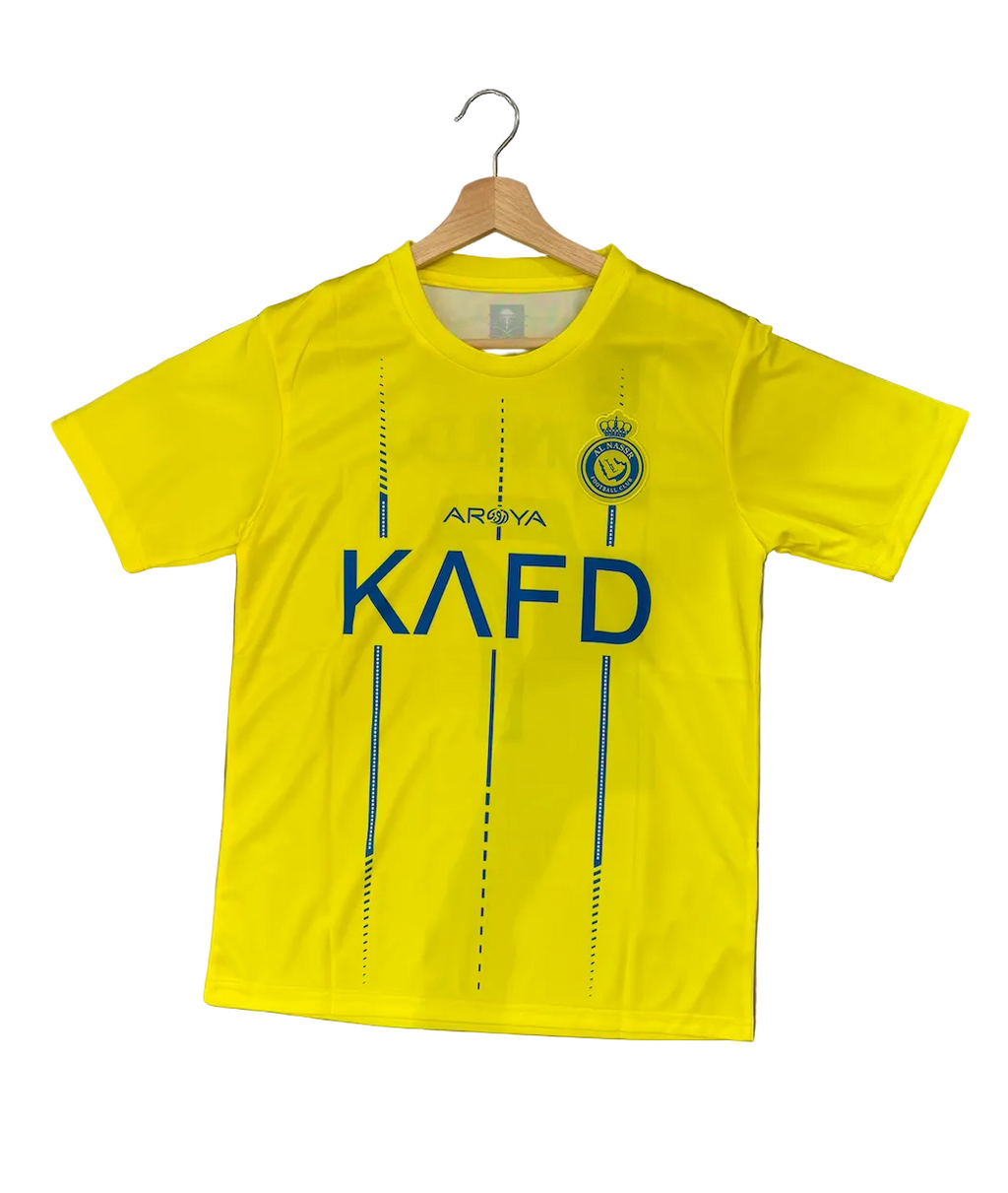 Cristiano Ronaldo Alnassr Yellow Adult Jersey