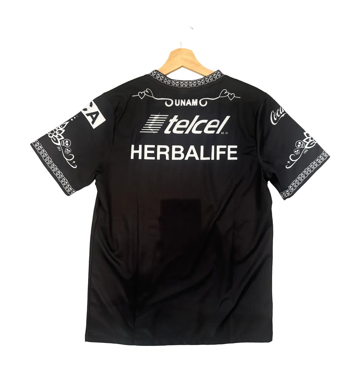 Pumas Black and White Skull Adult Jersey
