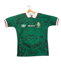 Retro Mexico 1998 World Cup Green Adult Jersey