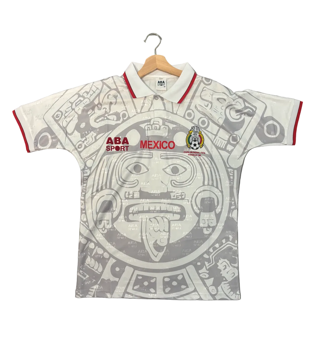 Retro Mexico 1998 World Cup White Adult Jersey