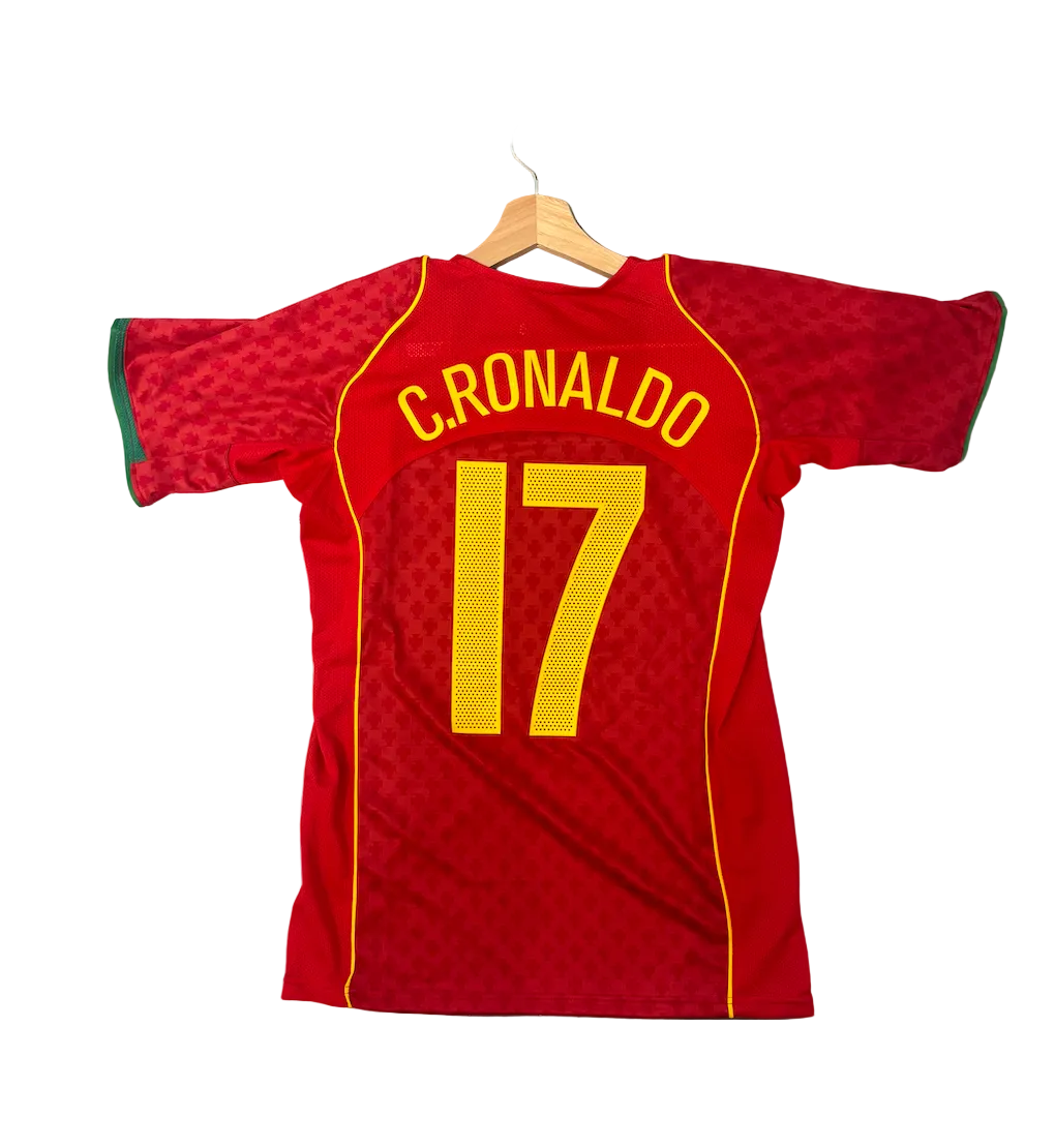 Retro Cristiano Ronaldo Portugal Home Adult Jersey