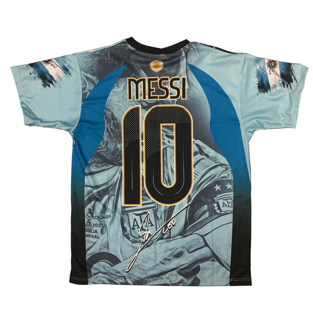 Lionel Messi Argentina Graphic Adult Jersey