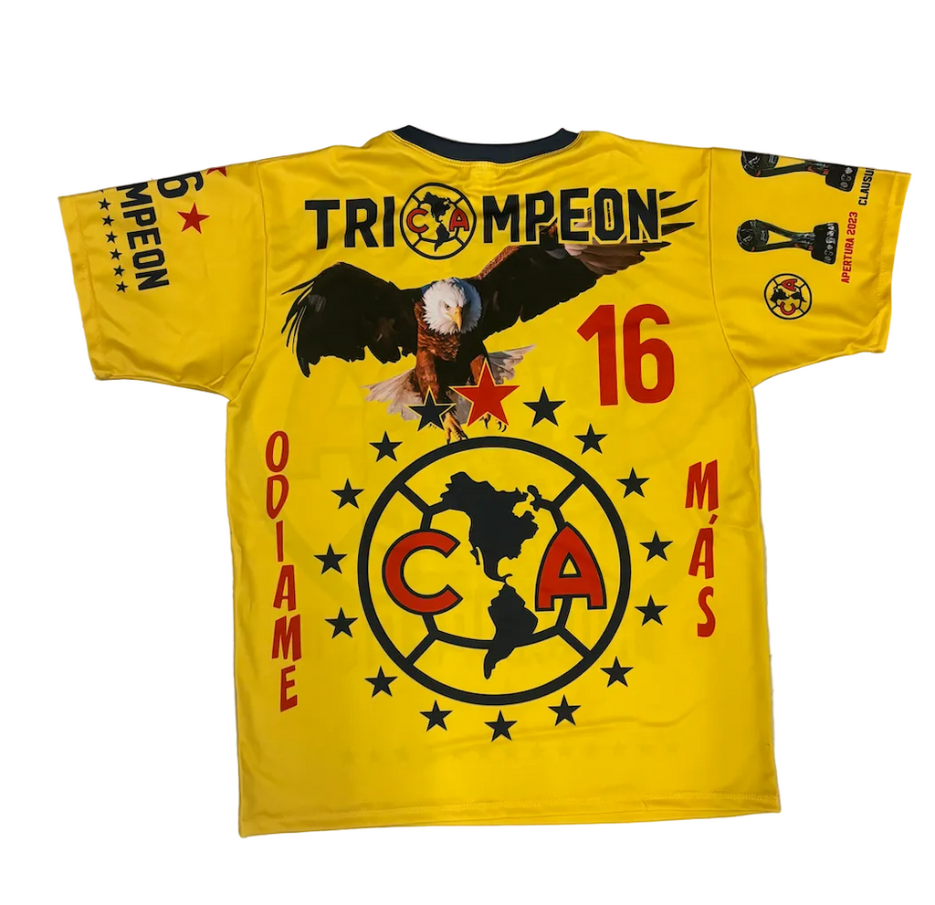 Club America Limited Edition Tri Campeon Adult Jersey