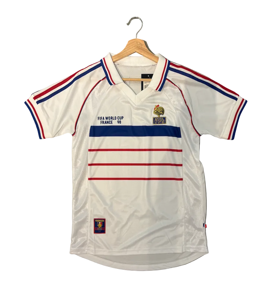 Retro Zinedine Zidane France Away Adult Jersey