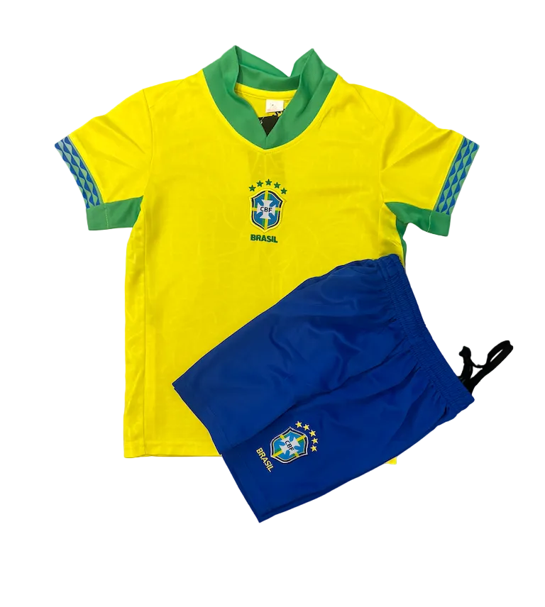 Vini Jr. Brazil Home Kids Kit