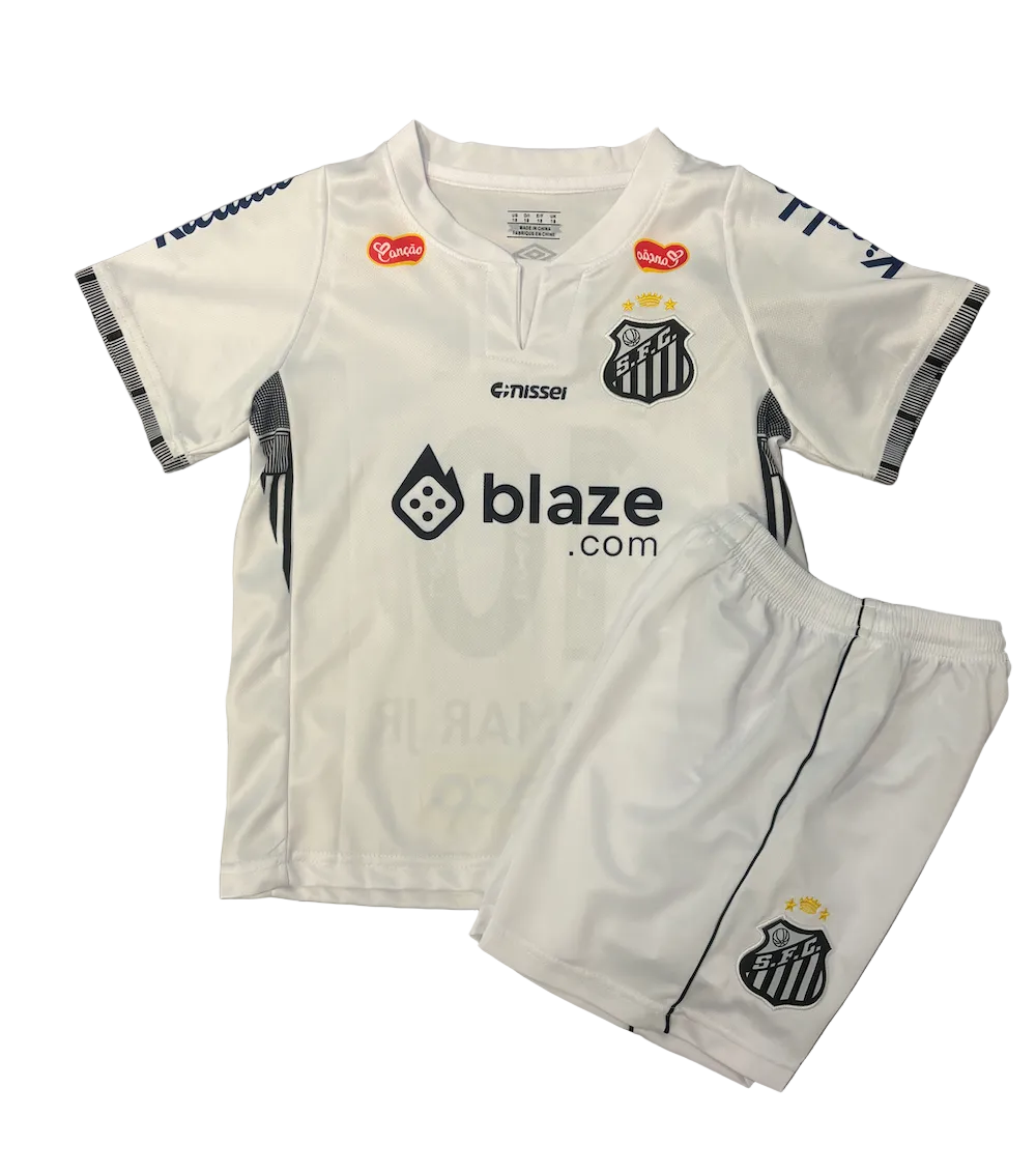 Neymar Jr. Santos de Brazil White Kids Kit