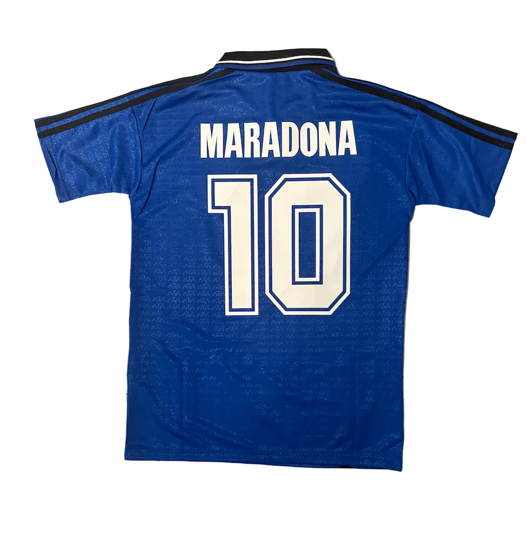 Retro Diego Maradona Argentina Away Adult Jersey