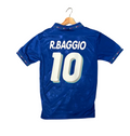 Retro Roberto Baggio Italy Blue Adult Jersey