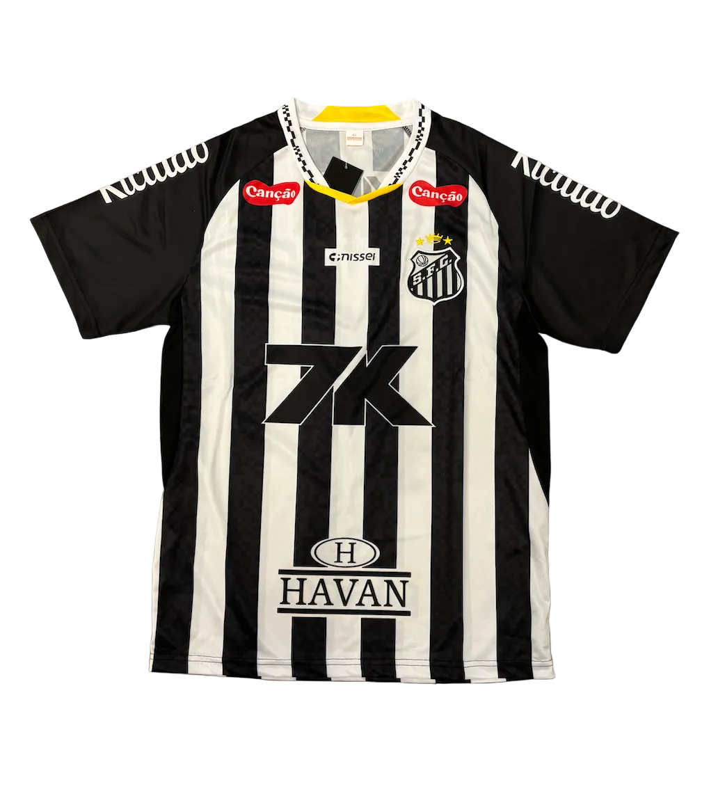 Santos de Brazil Black and White Adult Jersey
