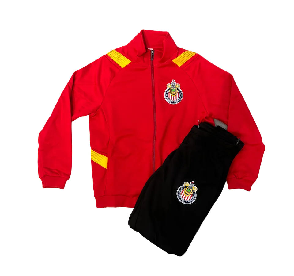 Chivas Red Adult Zip Up Tracksuit Warm Up