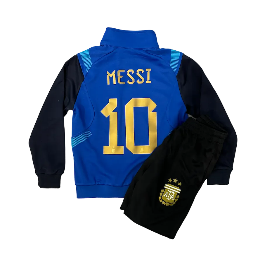 Lionel Messi Argentina Blue Adult Zip Up Tracksuit