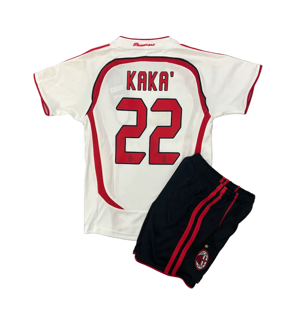 Retro Kaka AC Milan Away Kids Kit