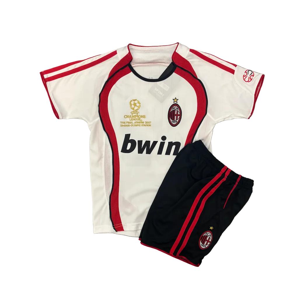 Retro Kaka AC Milan Away Kids Kit