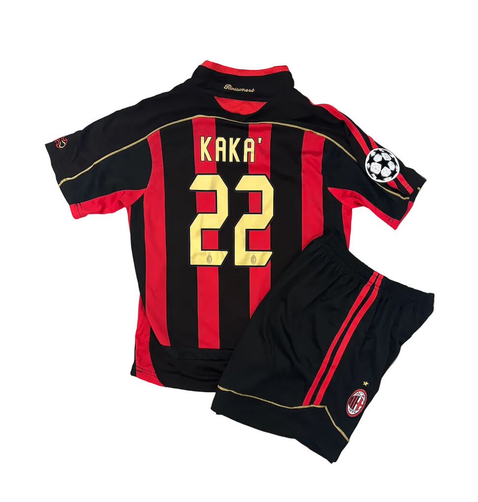 Retro Kaka AC Milan Home Kids Kit