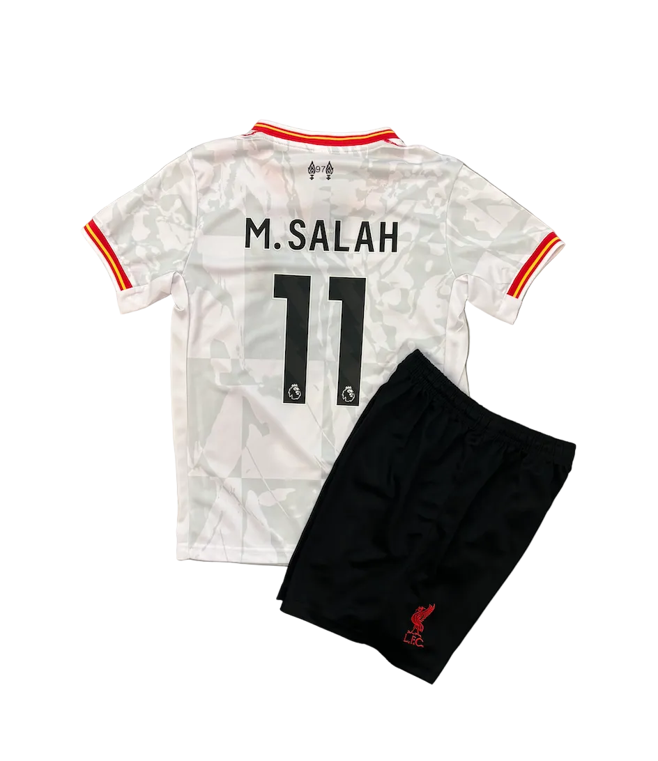 Mohamed Salah Liverpool Away Kids Kit