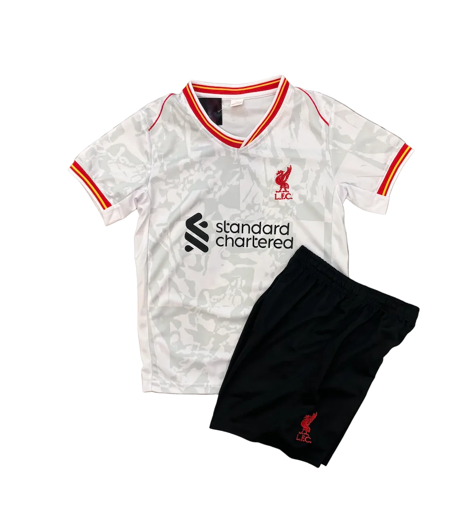 Mohamed Salah Liverpool Away Kids Kit