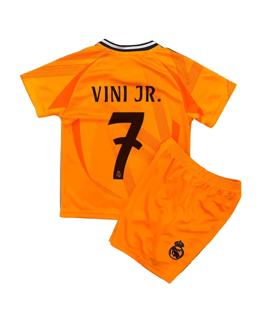 Vini Jr. Real Madrid Orange Kids Kit