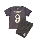 Kylian Mbappe Real Madrid Gray Kids Kit