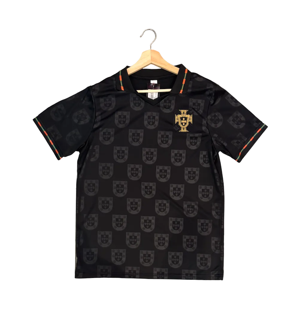 Cristiano Ronaldo Portugal Black Adult Jersey
