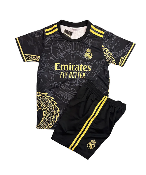 Bellingham Real Madrid Black Dragon Kids Kit