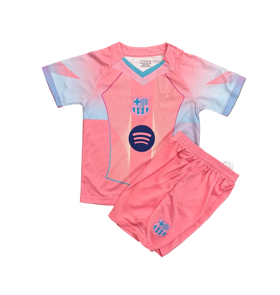 Lionel Messi Barcelona Pink Kids Kit