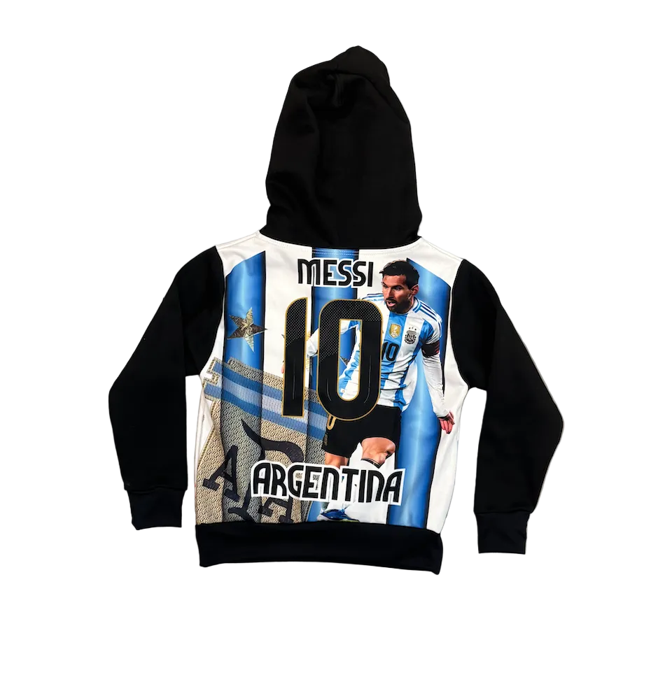 Lionel Messi Argentina Graphic Kids Hoodie