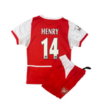 Retro Thierry Henry Arsenal Home Kids Kit