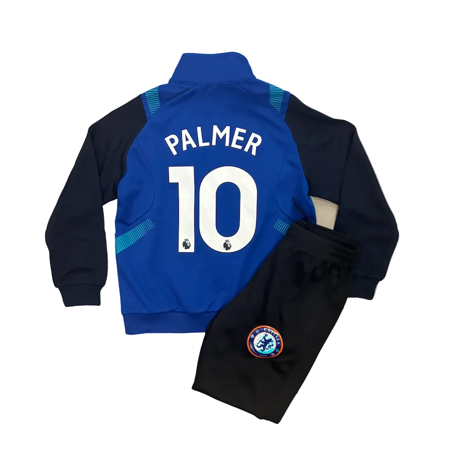 Cole Palmer Chelsea Blue Kids Zip Up Tracksuit Warm Up