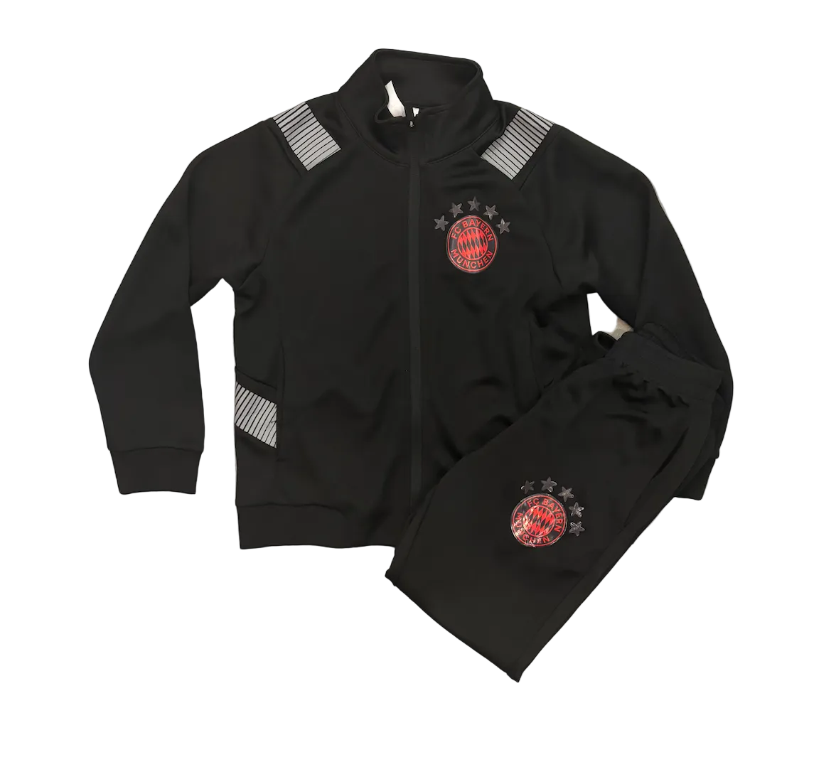 Harry Kane Bayern Munchen Black Adult Zip Up Tracksuit